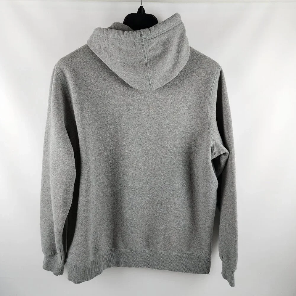 Nike Hoodie Mens XL Gray Vintage Fleece Swoosh Pullover 341572-063 - Picture 2 of 7